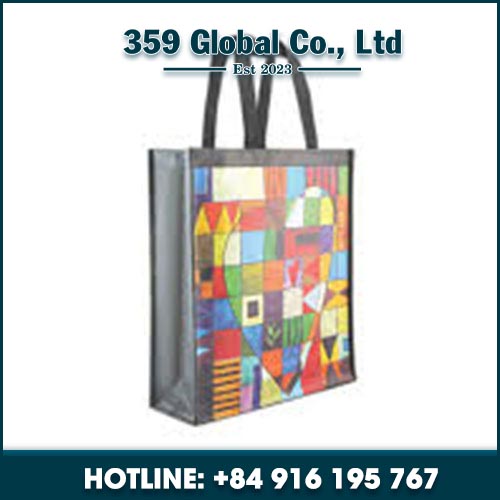 PP woven bag laminated with printed OPP film